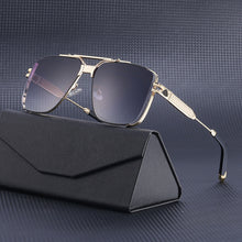 Load image into Gallery viewer, 2023New Steam Punk Sunglasses Men's Retro Square Frame Cut Sunglasses Men's Fashion Wholesaleshades