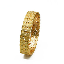 Load image into Gallery viewer, Hot Sale 24K Gold Plated Bracelet Dubai Bride India Nigeria Women's Wedding Alluvial Gold Bracelet Ornament Wholesale
