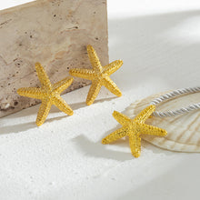 Load image into Gallery viewer, Europe and America Cross Border Ornament Beach Ocean Style Party Exaggerated XINGX Necklace Vacation Beach Starfish Pendant Necklace
