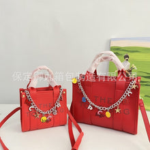Load image into Gallery viewer, European and American Popular Large Capacity Tote Bag Female 2023 Women's Bag Chain Bag Large and Small Shoulder Bag Letter Crossbody Bag
