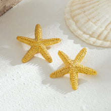 Load image into Gallery viewer, Europe and America Cross Border Ornament Beach Ocean Style Party Exaggerated XINGX Necklace Vacation Beach Starfish Pendant Necklace