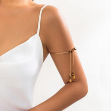 Load image into Gallery viewer, Europe and America Cross Border Ornament Country Style and Simple Vacation Style Gravel Tassel Bracelet Fashion Personalized Opening Armband Arm Chain