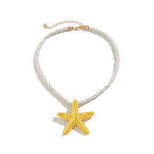 Load image into Gallery viewer, Europe and America Cross Border Ornament Beach Ocean Style Party Exaggerated XINGX Necklace Vacation Beach Starfish Pendant Necklace