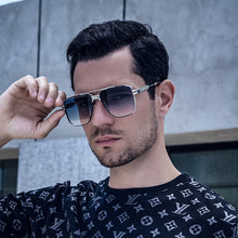 Load image into Gallery viewer, 2023New Steam Punk Sunglasses Men's Retro Square Frame Cut Sunglasses Men's Fashion Wholesaleshades