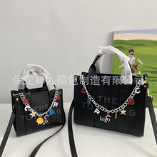 Load image into Gallery viewer, European and American Popular Large Capacity Tote Bag Female 2023 Women's Bag Chain Bag Large and Small Shoulder Bag Letter Crossbody Bag