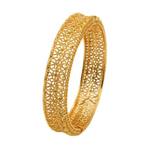 Load image into Gallery viewer, Hot Sale 24K Gold Plated Bracelet Dubai Bride India Nigeria Women's Wedding Alluvial Gold Bracelet Ornament Wholesale