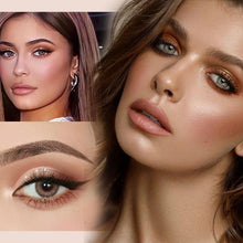 Load image into Gallery viewer, OWIIZI Eye-shadow palette- Rose Gold Dark Brown Eyeshadow Palette Colorful 9 Colors