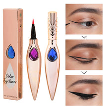 Load image into Gallery viewer, OWIIZI Waterproof Eyeliner Sweat-Proof Gold with Diamond Liquid Eyeliner