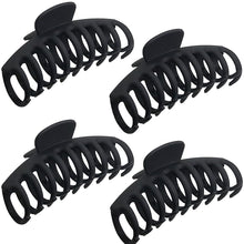Load image into Gallery viewer, OWIIZI Large Hair Claw Clips for Women 4.3&quot; Matte Leopard Jumbo Hair Clips Non-Slip Ponytail Barrette Strong Hold Claw Clips for Girls Long Thick Hair (4Packs)