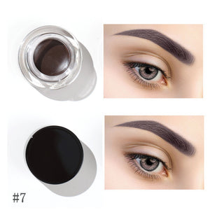 OWIIZI 10 Colors Long Lasting Brow Cream Eyebrows Nourishing Cream Waterproof Eyebrow Cream