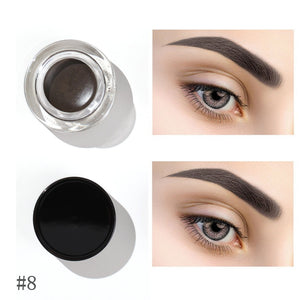 OWIIZI 10 Colors Long Lasting Brow Cream Eyebrows Nourishing Cream Waterproof Eyebrow Cream