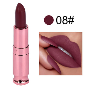 OWIIZI Matte Lipstick No Stain on Cup Long Lasting Lipstick Easy to Color Lipstick