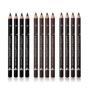 OWIIZI 12 Pcs Cosmetic Pencils, Waterproof Pencil, Easy to Color, Long Lasting Eye Liner Gel Pen, Women Professional Eye-Makeup Pencil