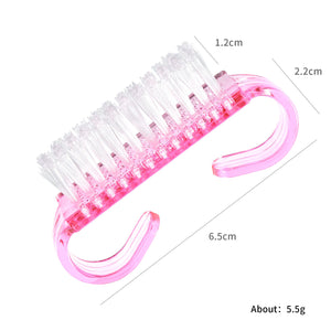 OWIIZI Nail Brushes Nail Cleaning Tools Products Small Size Horn Brush Nail Art Horn Brush