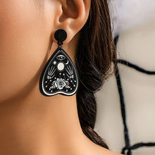 Load image into Gallery viewer, Europe and America Cross Border Halloween Party Ghost Witch Punk Earrings Sweet Cool Pumpkin Skull Stud Earrings Eardrop