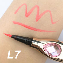 Load image into Gallery viewer, OWIIZI Waterproof Eyeliner Sweat-Proof Gold with Diamond Liquid Eyeliner