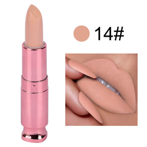 OWIIZI Matte Lipstick No Stain on Cup Long Lasting Lipstick Easy to Color Lipstick