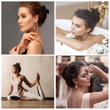 Load image into Gallery viewer, OWIIZI Large Hair Claw Clips for Women 4.3&quot; Matte Leopard Jumbo Hair Clips Non-Slip Ponytail Barrette Strong Hold Claw Clips for Girls Long Thick Hair (4Packs)