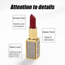 Load image into Gallery viewer, OWIIZI Matte Lipstick Multi-Color No Stain on Cup Colorful Crystals Stone Tube