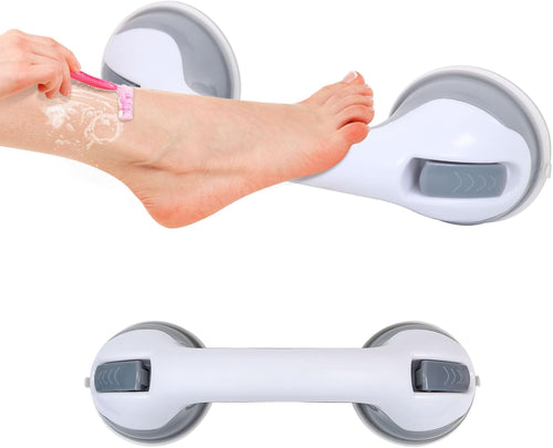 OWIIZI Shower Stool for Inside Shower,Shower Foot Rest for Wall Shower Stool for Shaving Legs Small Bathroom Stool Foot Stand with Double Powerful Suction Cup