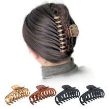 Load image into Gallery viewer, OWIIZI Large Hair Claw Clips for Women 4.3&quot; Matte Leopard Jumbo Hair Clips Non-Slip Ponytail Barrette Strong Hold Claw Clips for Girls Long Thick Hair (4Packs)