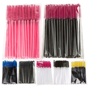 OWIIZI Eyelash brushes Disposable Eyelash Mascara Brushes for Eye Lashes 50pcs