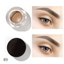 Load image into Gallery viewer, OWIIZI 10 Colors Long Lasting Brow Cream Eyebrows Nourishing Cream Waterproof Eyebrow Cream