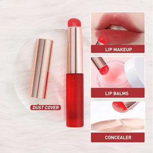 OWIIZI Silicone Lip Brushes Soft Small Portable Round Head Makeup Lipstick Smudges Brush