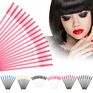 OWIIZI Eyelash brushes Disposable Eyelash Mascara Brushes for Eye Lashes 50pcs