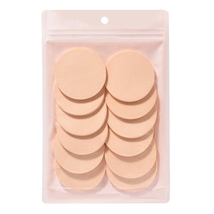 OWIIZI 12pcs Facial Sponges For Makeup Foundation Dry Powder Wet And Dry Dual-Use BB Cream