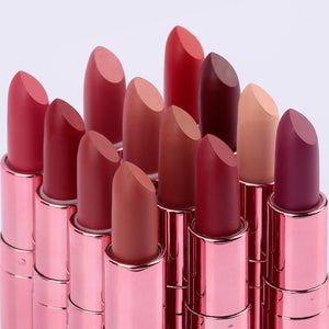 OWIIZI Matte Lipstick No Stain on Cup Long Lasting Lipstick Easy to Color Lipstick