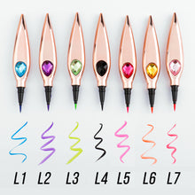 Load image into Gallery viewer, OWIIZI Waterproof Eyeliner Sweat-Proof Gold with Diamond Liquid Eyeliner