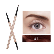 Load image into Gallery viewer, OWIIZI Double-Headed Eyebrow Pencil Automatic Waterproof Rotation Sweat-Proof 1.5mm Ultra-Fine Eyebrow Pencil