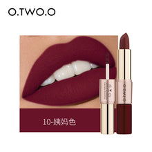 Load image into Gallery viewer, O.TWO.ODouble-Headed Velvet Matte Lip Gloss Lipstick Two-in-One Soft Fog12Color Lip Lacquer Factory Direct SalesN9107