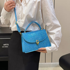 Sequin Popular Fashion Tote Women 2023New Fashion Lock Special-Interest Design Shoulder Messenger Bag