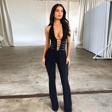 Load image into Gallery viewer, JY23535New Fall Women&#39;s Clothing Jumpsuit Fashion Hot Girl Hollow Slim DeepVSexy Backless Jumpsuit