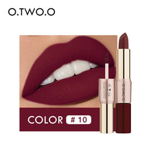 Load image into Gallery viewer, O.TWO.ODouble-Headed Velvet Matte Lip Gloss Lipstick Two-in-One Soft Fog12Color Lip Lacquer Factory Direct SalesN9107