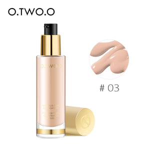 O.TWO.OGold Natural Longwear Foundation Flawless Cover Invisible PoresbbCream Moisturizing Liquid Foundation9983