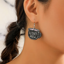 Load image into Gallery viewer, Europe and America Cross Border Halloween Party Ghost Witch Punk Earrings Sweet Cool Pumpkin Skull Stud Earrings Eardrop