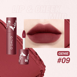 O.TWO.OLip Mud Matte Finish Lip and Cheek Dual-Use Blush Lipstick Air Lip Lacquer Longlasting lip gloss9144