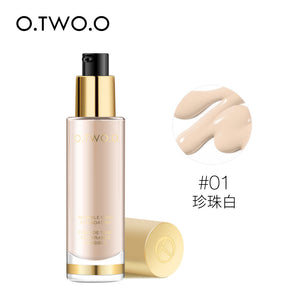 O.TWO.OGold Natural Longwear Foundation Flawless Cover Invisible PoresbbCream Moisturizing Liquid Foundation9983