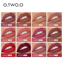 Load image into Gallery viewer, O.TWO.ODouble-Headed Velvet Matte Lip Gloss Lipstick Two-in-One Soft Fog12Color Lip Lacquer Factory Direct SalesN9107