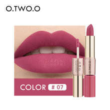 Load image into Gallery viewer, O.TWO.ODouble-Headed Velvet Matte Lip Gloss Lipstick Two-in-One Soft Fog12Color Lip Lacquer Factory Direct SalesN9107