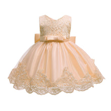 Load image into Gallery viewer, Cross-Border  baby Girl&#39;s Princess Dress Bow Lace Children&#39;s Dress Girl Dress