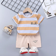 Load image into Gallery viewer, Children&#39;s Short-Sleeved Suit Cotton Summer Baby Clothes Korean Girls  TT-shirt Boys&#39; Clothing Foreign Trade Children&#39;s Wear Wholesale