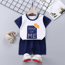 Load image into Gallery viewer, Children&#39;s Short-Sleeved Suit Cotton Summer Baby Clothes Korean Girls  TT-shirt Boys&#39; Clothing Foreign Trade Children&#39;s Wear Wholesale