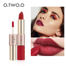 Load image into Gallery viewer, O.TWO.ODouble-Headed Velvet Matte Lip Gloss Lipstick Two-in-One Soft Fog12Color Lip Lacquer Factory Direct SalesN9107