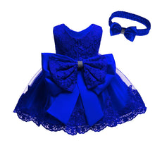 Load image into Gallery viewer, Cross-Border  baby Girl&#39;s Princess Dress Bow Lace Children&#39;s Dress Girl Dress