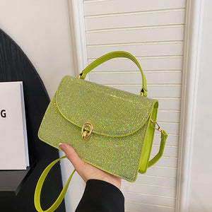 Sequin Popular Fashion Tote Women 2023New Fashion Lock Special-Interest Design Shoulder Messenger Bag