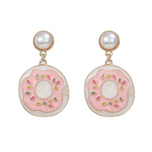 Load image into Gallery viewer, 2023Enamel Earrings round Earrings Female European and American Internet Hot Donut Shape Party Decorations Wholesaleearrings